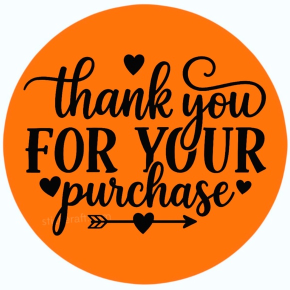 Thank You for Your Purchase Stickers β 2" for Poshmark & Small Business β 100 PC - Picture 11 of 16
